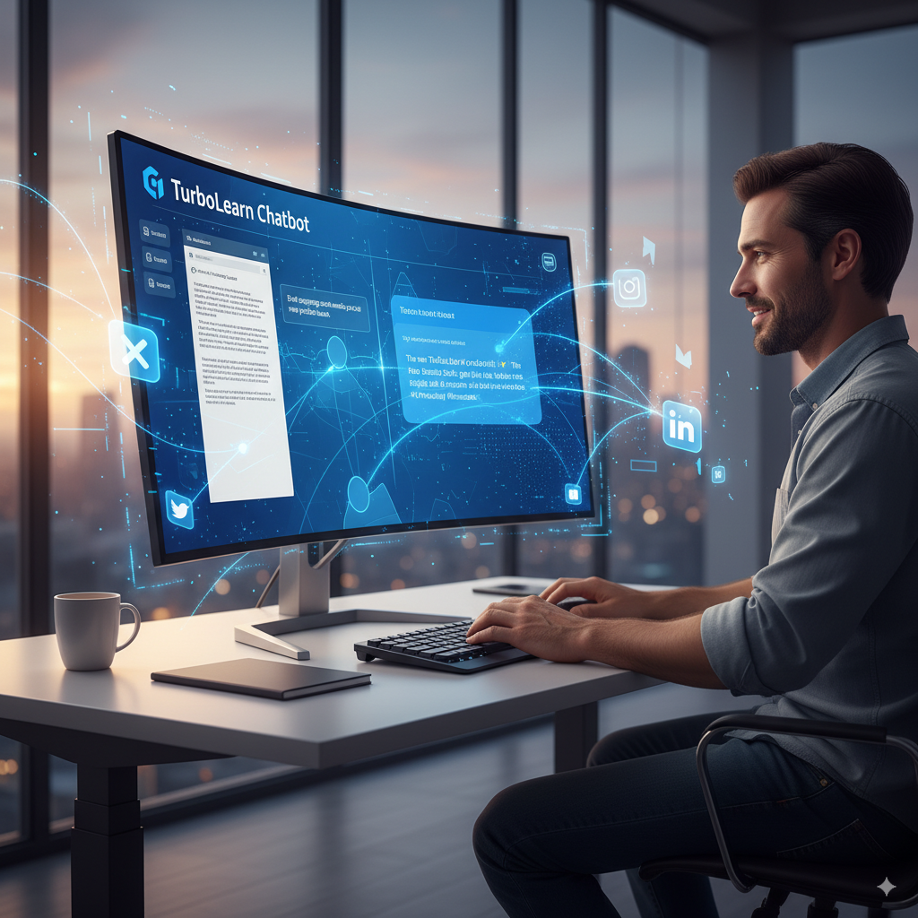 Turbolearn chatbot , maxiimize productivity